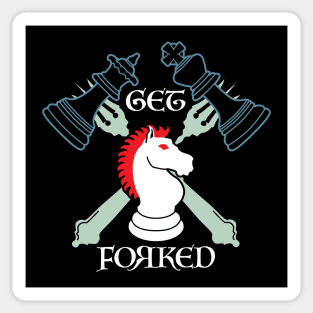 GET FORKED white wins REV Sticker